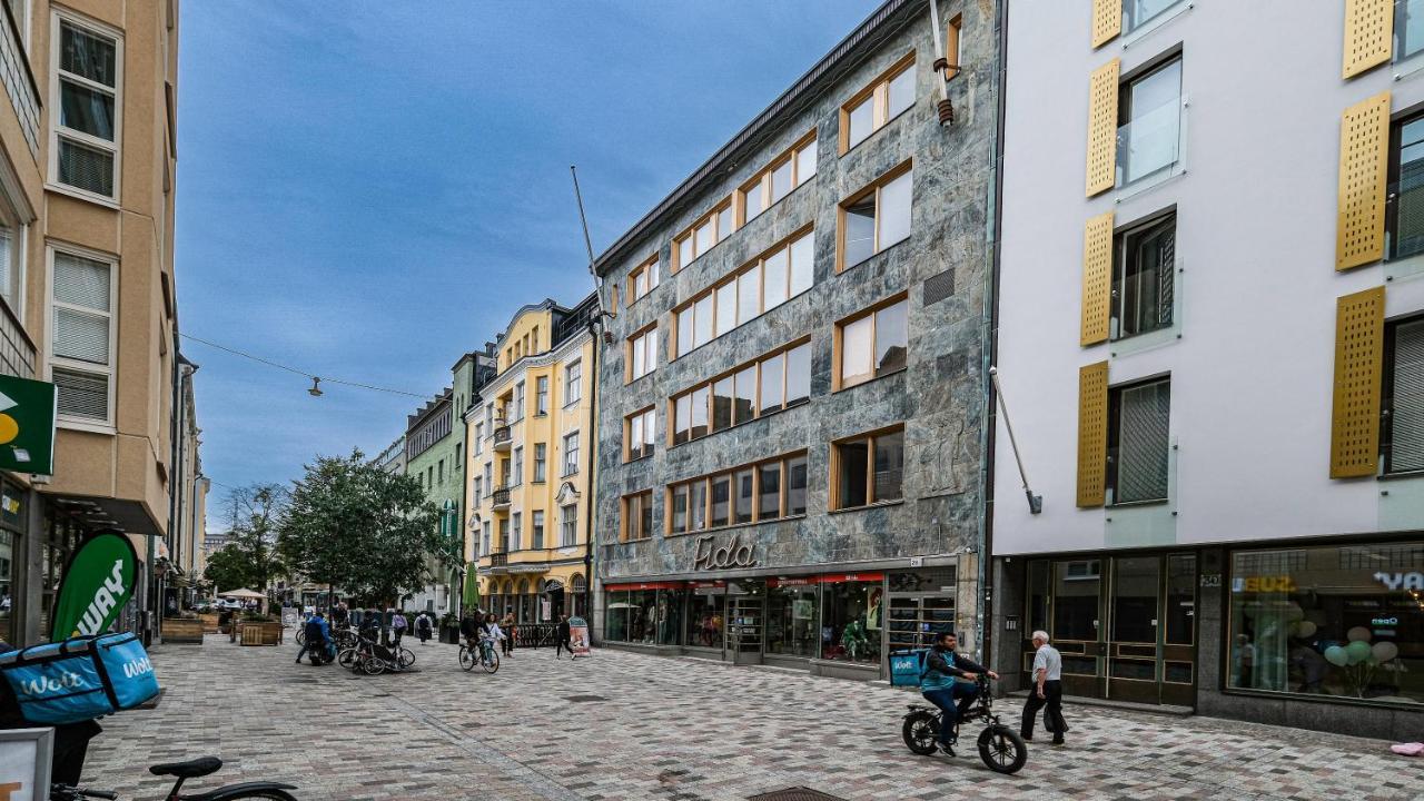 Nice Studio Apartment On A Pedestrian Street Helsinki Exterior photo